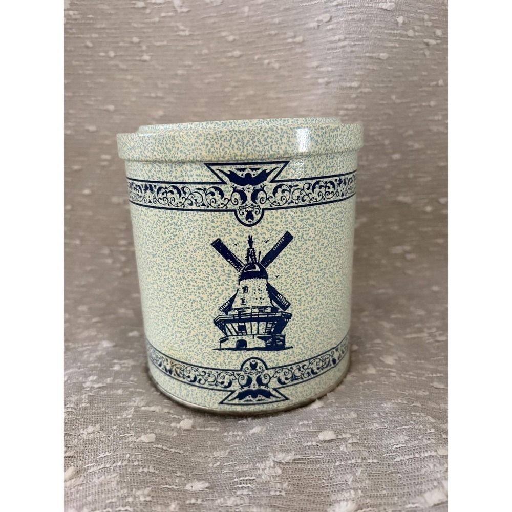 Valleybrook Farms Dainty Dutch Assortment Windmill Cookie Can Tin EMPTY
